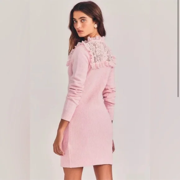 NWT! LOVESHACKFANCY Bellini Dress in Blush Tutu S - Picture 2 of 7